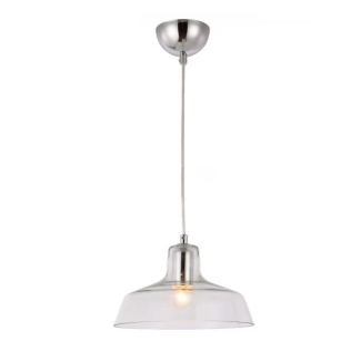 WYPRZEDAŻ RENDL R12417 DORA wisząca szkło przezr roczyste/chrom 230V E27 28W