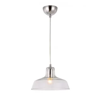WYPRZEDAŻ RENDL R12417 DORA wisząca szkło przezr roczyste/chrom 230V E27 28W