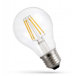 SPECTRUMLED 14599 Żarówka LED GLS E-27 230V 7W COG WW CLEAR SPECTRUM