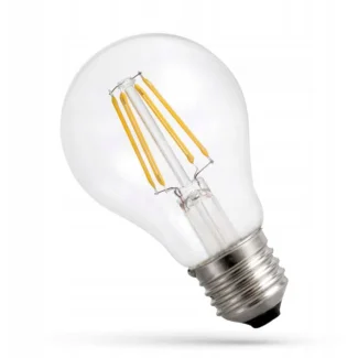 SPECTRUMLED 14599 Żarówka LED GLS E-27 230V 7W COG WW CLEAR SPECTRUM