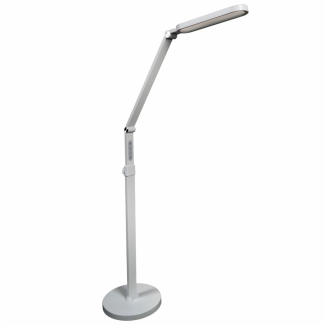 POLUX 327369 Lampa podłogowo-biurkowa LED FERRARA biała 3000K-6000K