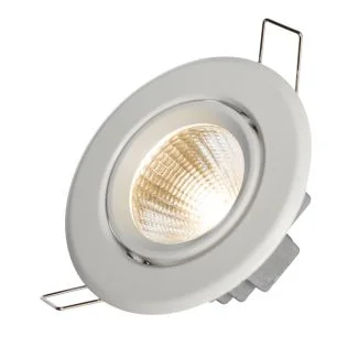 SPECTRUMLED SLI021029NW Oczko sufitowe FIALE II 6W COB 38st 230V NW OCZKO LED pierścień białe