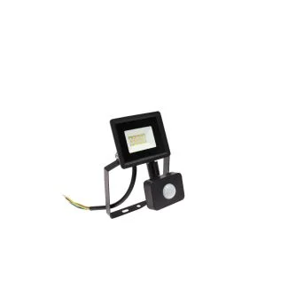 SPECTRUMLED SLI029048NW_CZUJNIK_PW Naświetlacz NOCTIS LUX 3 NAŚWIETLACZ 10W NW 230V IP44 114x150x53mm CZARNY czujnik ruchu PIR