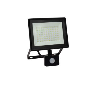 SPECTRUMLED SLI029051NW_CZUJNIK_PW NOCTIS LUX 3 NAŚWIETLACZ 50W NW 230V IP44 180x215x53mm CZARNY czujnik ruchu PIR
