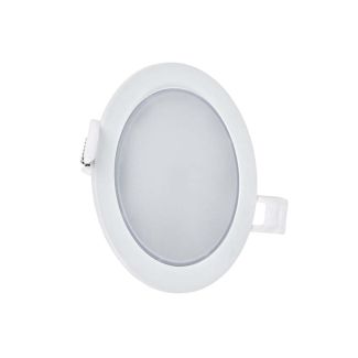 SPECTRUMLED SLI037027NW Lampa Sufitowa ALGINE ECO 2w1 NATYNK-PODTYNK DOWNLIGHT 6W NW 230V 110st IP20 IK06 115x35mm BIAŁY okrągła