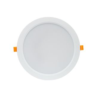 SPECTRUMLED SLI043009CW_PW Lampa Sufitowa DURE 3 DOWNLIGHT 24W CW 230V 110st IP54 IK06    220x34 BIAŁY okrągła zasilacz zintegrowany