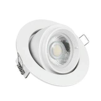 SPECTRUMLED SLIP001013 Oczko sufitowe SALTARA GU10 250V IP20 102x47mm BIAŁY okrągła