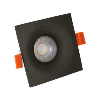 SPECTRUMLED SLIP001015 Oczko sufitowe FIALE V GU10 OCZKO GU10 250V IP20 85x85x35mm CZARNY kwadrat.