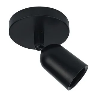 SPECTRUMLED SLIP005041 Spot sufitowy SOLIS SPOT GU10 BAZA 230V IP20 120x 145mm CZARNY