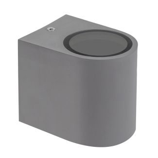 SPECTRUMLED SLIP007007 Kinkiet PARETE GU10 X1 JEDNOKIERUNKOWY KINKIET 250V IP54 80 x 73 x 95mm SZARY