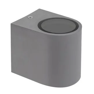 SPECTRUMLED SLIP007007 Kinkiet PARETE GU10 X1 JEDNOKIERUNKOWY KINKIET 250V IP54 80 x 73 x 95mm SZARY