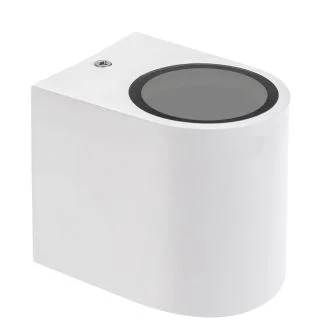 SPECTRUMLED SLIP007009 Kinkiet PARETE GU10 X1 JEDNOKIERUNKOWY KINKIET 250V IP54 80 x 73 x 95mm BIAŁY