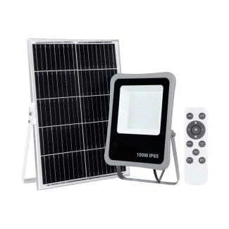 ITALUX SLR-73142-100W Bares lampa solarna szary