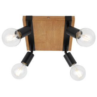 ITALUX SPL-2079-4 reflektor/spot czarny,brązowy
