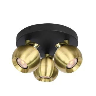 ITALUX Lafin SPL-45379-3-BK-BRSS