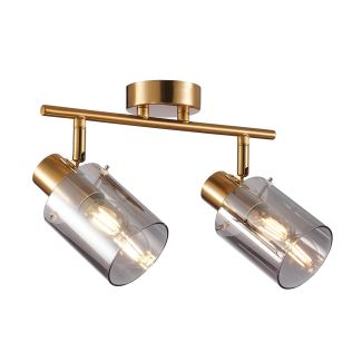 ITALUX SPL-5581-2-BRO-SG reflektor/spot mosiądz,przydymiony