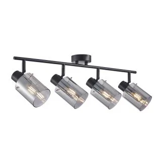 ITALUX SPL-5581-4-BK-SG reflektor/spot czarny,przydymiony