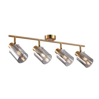 ITALUX SPL-5581-4-BRO-SG reflektor/spot mosiądz,przydymiony