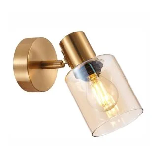 ITALUX SPL-65342-1-BRO-AMB Santia reflektor/spot mosiądz