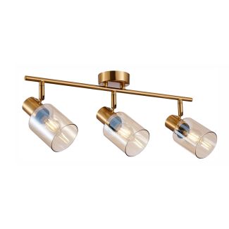 ITALUX SPL-65342-3-BRO-AMB Santia reflektor/spot mosiądz