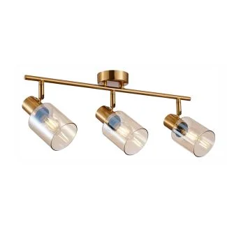 ITALUX SPL-65342-3-BRO-AMB Santia reflektor/spot mosiądz