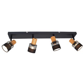 ITALUX SPL-90110-4 reflektor/spot czarny,brązowy