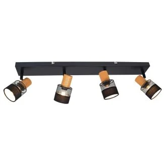 ITALUX SPL-90110-4 reflektor/spot czarny,brązowy