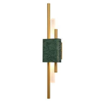 Step into design ST-7007W-GREEN ELLIE LED LAMPA ŚCIENNA MARMUROWA ZIELONO ZŁOTA 50 CM
