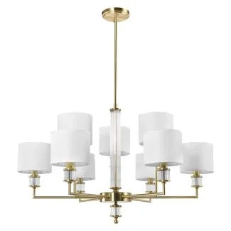 COSMOLIGHT Lampa wisząca SUTTON P09685BR-WH