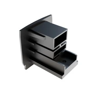 MAYTONI TRA005EC-31B Komponenty do systemu szynowego 3 fazowy system Trinity- kolor Czarny