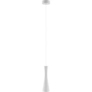 HELLUX 8510109 Lampa wisząca biała Vegas 1 pł