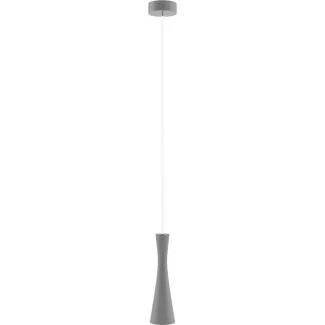 HELLUX 8510112 Lampa wisząca szara Vegas 1 pł