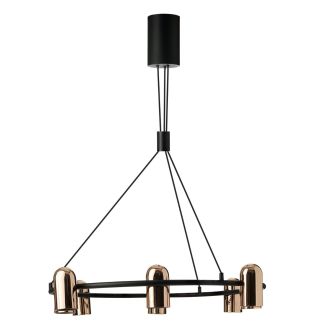 AZZARDO AZ5731 VIVI PENDANT 8 GO/BK