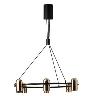 AZZARDO AZ5731 VIVI PENDANT 8 GO/BK