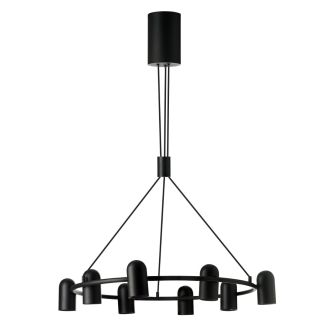 AZZARDO AZ5732 VIVI PENDANT 8 BK/BK