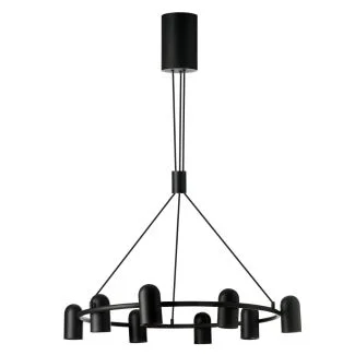 AZZARDO AZ5732 VIVI PENDANT 8 BK/BK