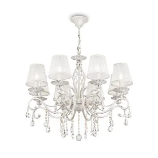 MAYTONI ARM247-08-G Elegant Grace Chandelier White with Gold