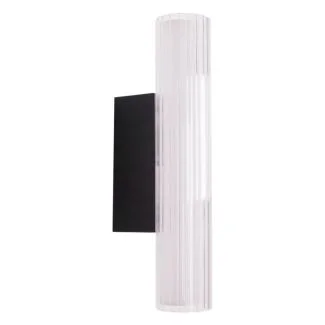 MAXLIGHT W0363 KINKIET FAYETTE 31CM 6W IP44 3000K CZARNY