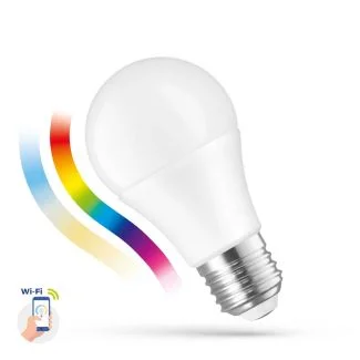SPECTRUMLED 14412 Żarówka LED GLS 9W E-27 230V RGBW+CCT+DIM Wi-Fi/BT Spectrum SMART
