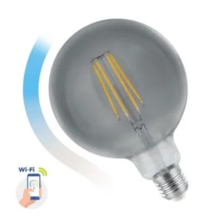 SPECTRUMLED 14559 Żarówka LED GLOB G125 4,9W E-27 COG 230V CCT (4000K-6500K)+DIM MODERNSHINE Wi-Fi/BT Spectrum SMART