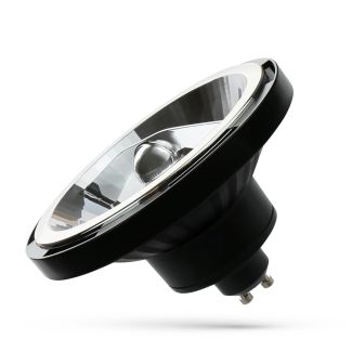 SPECTRUMLED 14567 Żarówka LED AR111 GU10 230V 10W SMD 20st NW CZARNY SPECTRUM