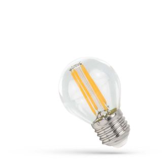 SPECTRUMLED 14647 Żarówka LED KULKA E-27 230V 5.5W COG WW CLEAR DIMMABLE SPECTRUM