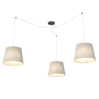 EMIBIG 1423/3 ASCOT 3 BEIGE lampa wisząca