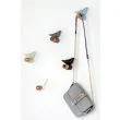 King Home BIRD.GREY Wieszak BIRD szary