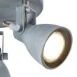 CANDELLUX 98-64325 ASH PLAFON 3X40W GU10 SZARY MAT
