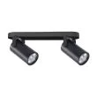 CANDELLUX 92-28129 Gary lampa sufitowa listwa czarny 2x15W GU10 klosz czarny
