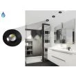 CANDELLUX 2258973 SH-14 BK 3W LED 230V CZARNY oczko sufitowe lampa sufitowa HERMETYCZNA IP65 odporna na wilgoć
