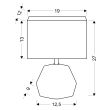 CANDELLUX 41-79930 ANIMI LAMPA GABINETOWA 1X40W E14 JASNY SZARY