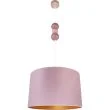 HELLUX 8553222 Lampa wisząca Bolla fi40 pudrowy róż