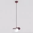 EMIBIG 1761/1 FLORA 1 BURGUNDY OPAL Lampa wisząca